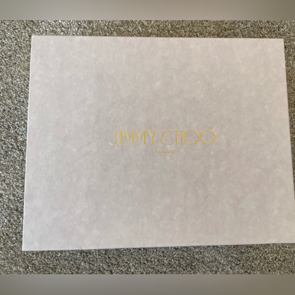 Jimmy Choo Black Flaca Sandal BNNW size 37.5 NEVER WORN - Picture 7 of 7